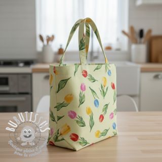 Tissu déco Tulip Flower Field digital print