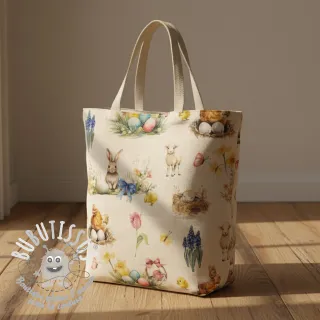 Tissu déco Easter Garden Joy digital print