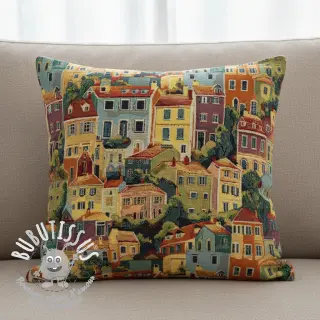 Tissu déco GOBELIN premium Happy Siesta House