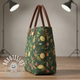 Tissu déco GOBELIN premium Lemon Tropic Artisan