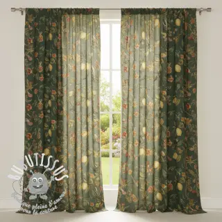 Tissu déco GOBELIN premium Lemon Tropic Artisan