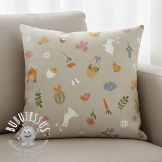 Tissu déco Linenlook premium Easter Doodle Icon