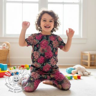 Jersey Flowers paradise digital print