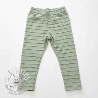 Jersey RUFFLES sage