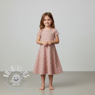 Jersey RUFFLES powder pink