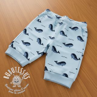 Sweat envers minkee JOGGING Whales blue