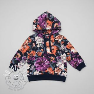 Sweat Flower Luna navy digital print