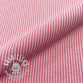 Tissu déco DOBBY Colored stripe fuchsia