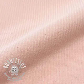 Tissu déco DOBBY Colored stripe light pink