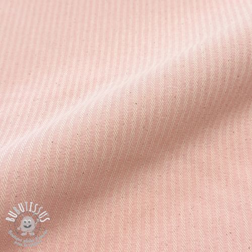 Tissu déco DOBBY Colored stripe light pink