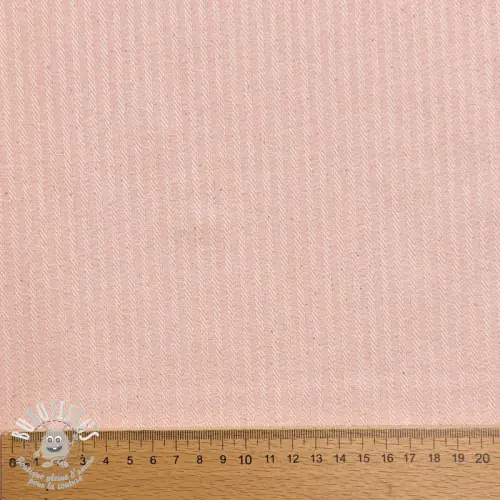 Tissu déco DOBBY Colored stripe light pink