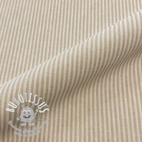Tissu déco DOBBY Colored stripe sand