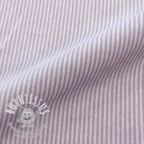 Tissu déco DOBBY Colored stripe lavender