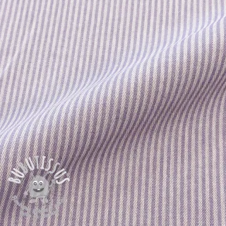 Tissu déco DOBBY Colored stripe lavender