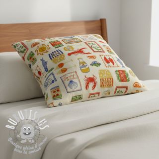 Tissu déco Mediterranean Vibe digital print