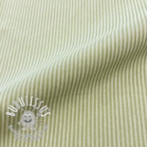 Tissu déco DOBBY Colored stripe light green