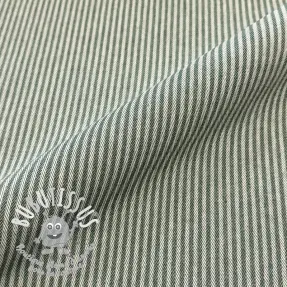 Tissu déco DOBBY Colored stripe bottle green