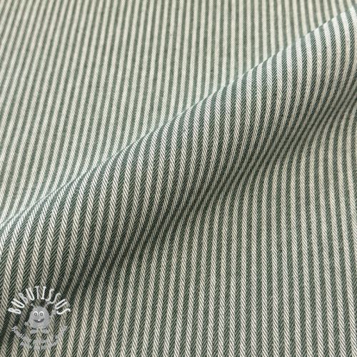 Tissu déco DOBBY Colored stripe bottle green