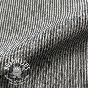 Dekoračná látka DOBBY Colored stripe black