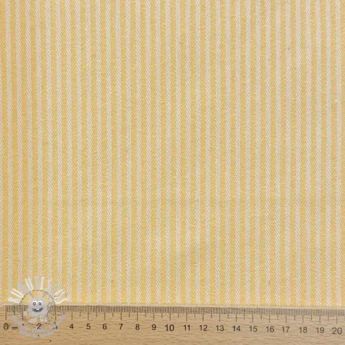 Tissu déco DOBBY Colored stripe pastel yellow