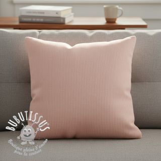 Tissu déco DOBBY Colored stripe light pink