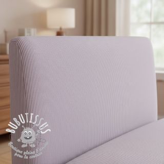 Tissu déco DOBBY Colored stripe lavender