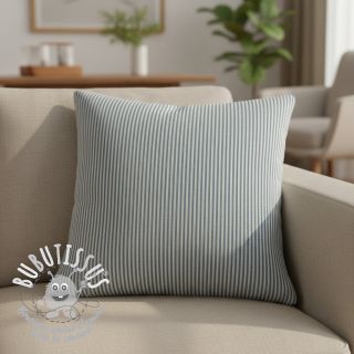 Tissu déco DOBBY Colored stripe blue