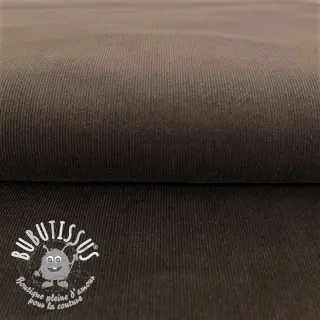Tissu velours cotelé fin dark brown