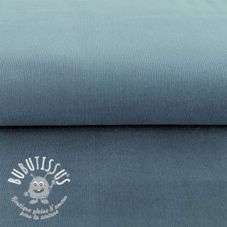 Tissu velours cotelé fin blue