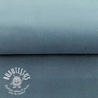 Tissu velours cotelé fin blue