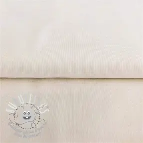 Tissu velours cotelé fin ecru