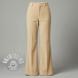 Tissu velours cotelé fin sand