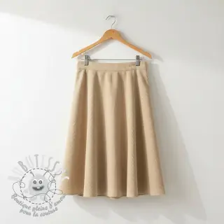 Tissu velours cotelé fin sand