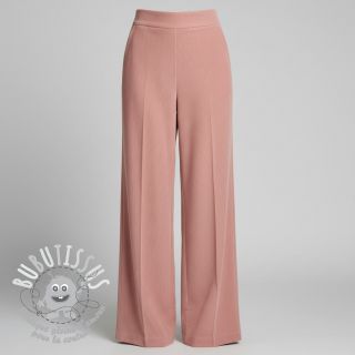 Tissu velours cotelé fin blush