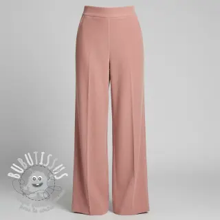 Tissu velours cotelé fin blush