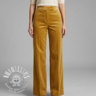 Tissu velours cotelé fin hazel