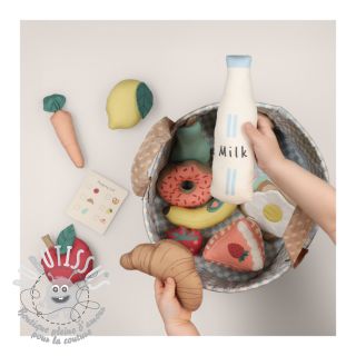 Tissu coton Farmers market PANEL digital print