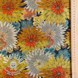 Tissu déco jacquard Matcha allover peanut