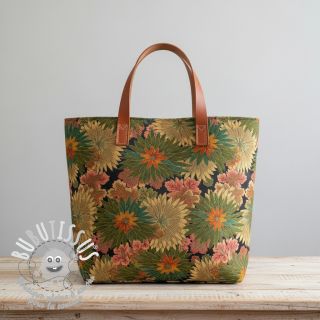 Tissu déco jacquard Matcha allover kaki