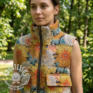 Tissu déco jacquard Matcha allover peanut