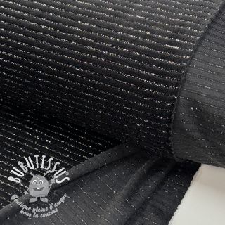  Velours  VELVET LUREX Stripe black