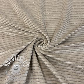  Velours  VELVET LUREX Stripe beige