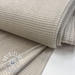  Velours  VELVET LUREX Stripe beige