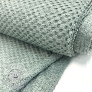 Tissu maille tricot Angora honey ocean green