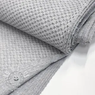 Tissu maille tricot Angora honey light grey