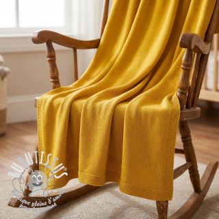 Tissu tricot BABY KNIT ochre