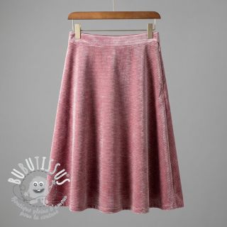  Velours  VELVET LUREX Stripe pink