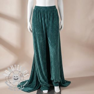  Velours  VELVET LUREX Stripe forest green