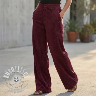  Velours  VELVET LUREX Stripe bordeaux