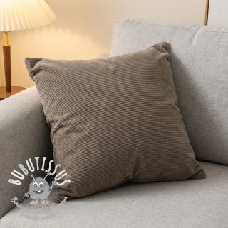 Tissu velours cotelé 6W WASHED STRETCH stone